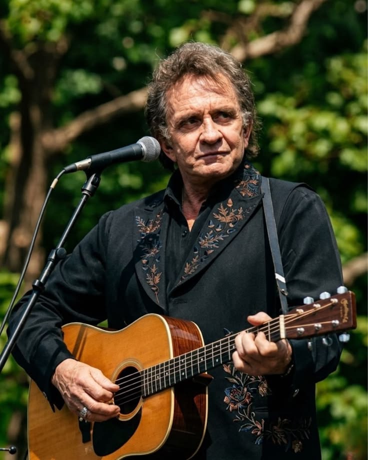 Portrait of Johnny Cash